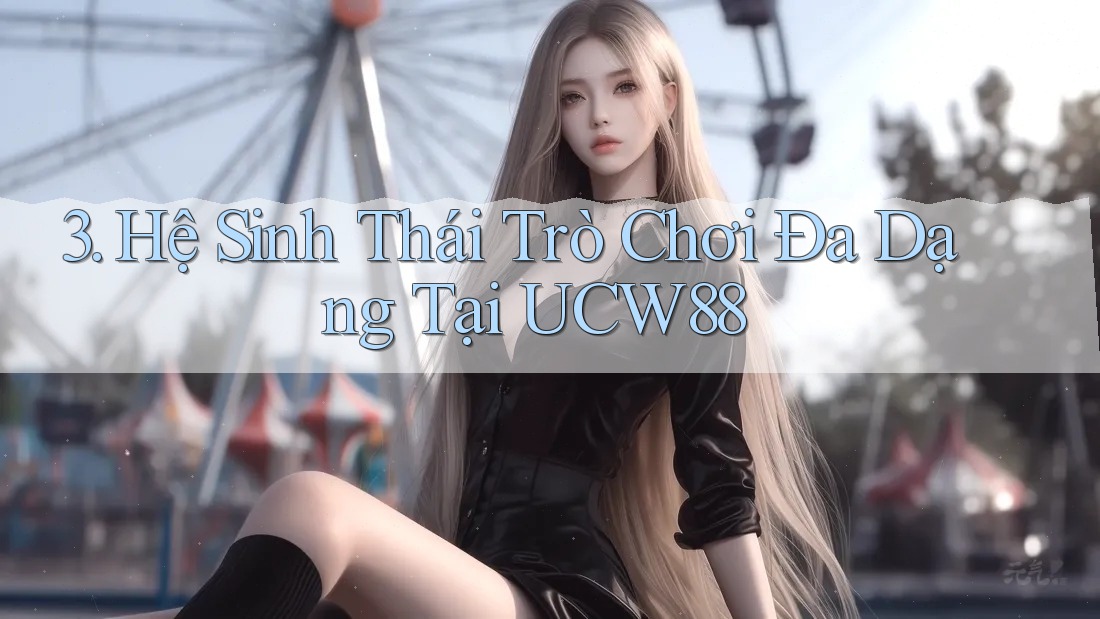 3. Hệ Sinh Thái Trò Chơi Đa Dạng Tại UCW88