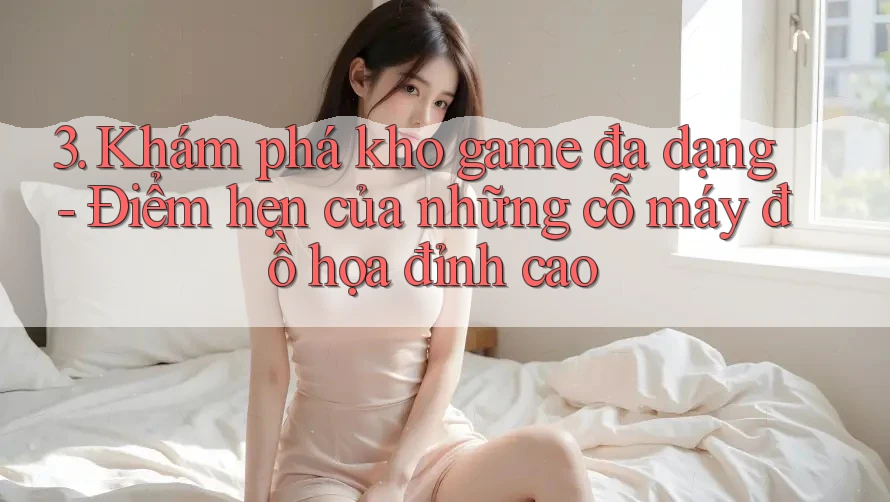 3. Khám phá kho game đa dạng - Điểm hẹn của những cỗ máy đồ họa đỉnh cao