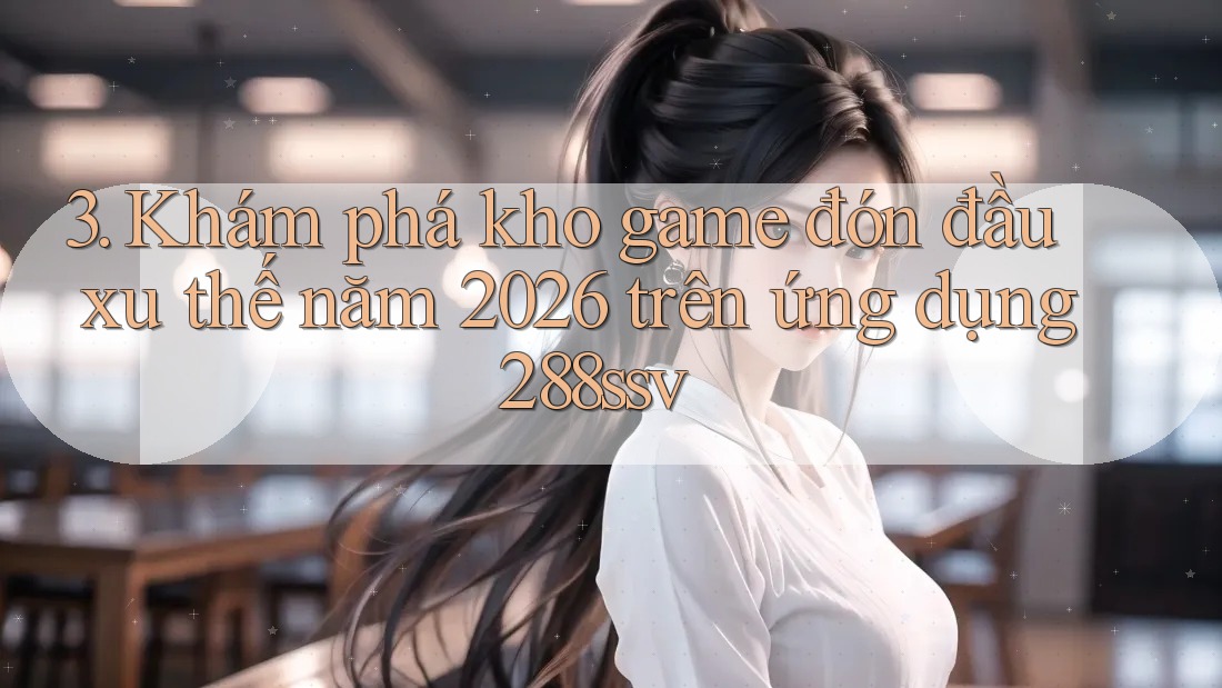 3. Khám phá kho game đón đầu xu thế năm 2026 trên ứng dụng 288ssv