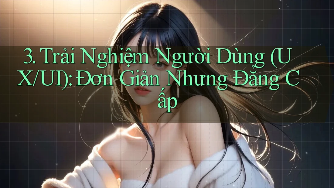 3. Trải Nghiệm Người Dùng (UX/UI): Đơn Giản Nhưng Đẳng Cấp