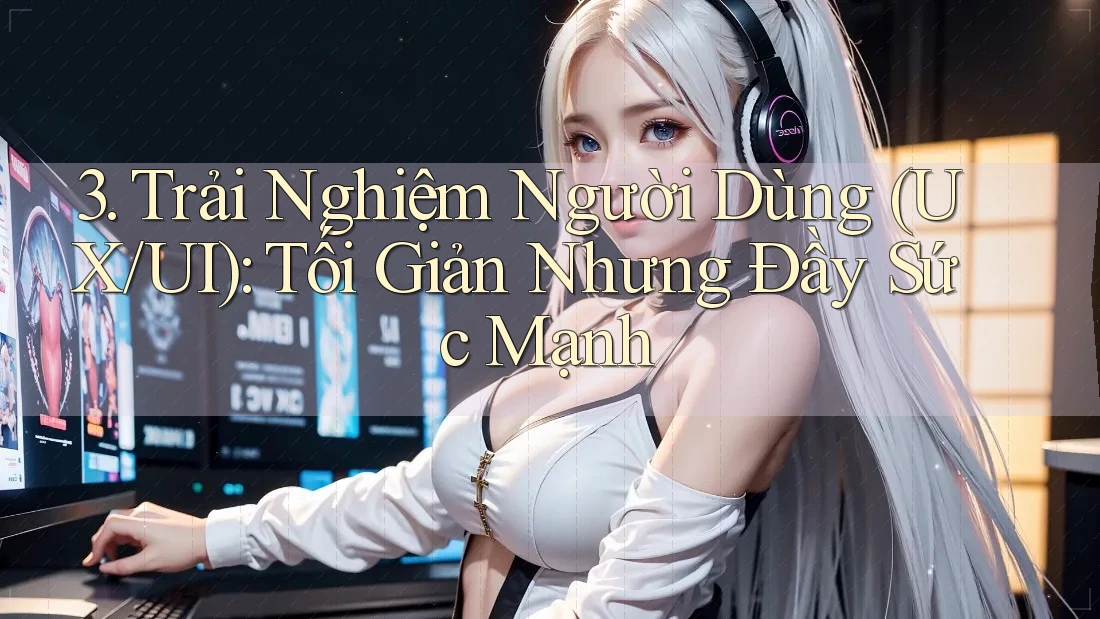 3. Trải Nghiệm Người Dùng (UX/UI): Tối Giản Nhưng Đầy Sức Mạnh 3. Trải Nghiệm Người Dùng (UX/UI): Tối Giản Nhưng Đầy Sức Mạnh