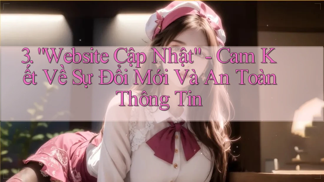 3. “Website Cập Nhật” - Cam Kết Về Sự Đổi Mới Và An Toàn Thông Tin 3. “Website Cập Nhật” - Cam Kết Về Sự Đổi Mới Và An Toàn Thông Tin