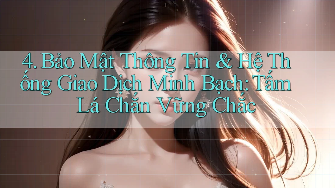 4. Bảo Mật Thông Tin & Hệ Thống Giao Dịch Minh Bạch: Tấm Lá Chắn Vững Chắc