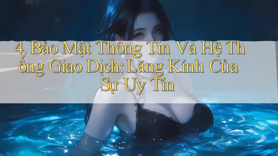 4. Bảo Mật Thông Tin Và Hệ Thống Giao Dịch: Lăng Kính Của Sự Uy Tín 4. Bảo Mật Thông Tin Và Hệ Thống Giao Dịch: Lăng Kính Của Sự Uy Tín