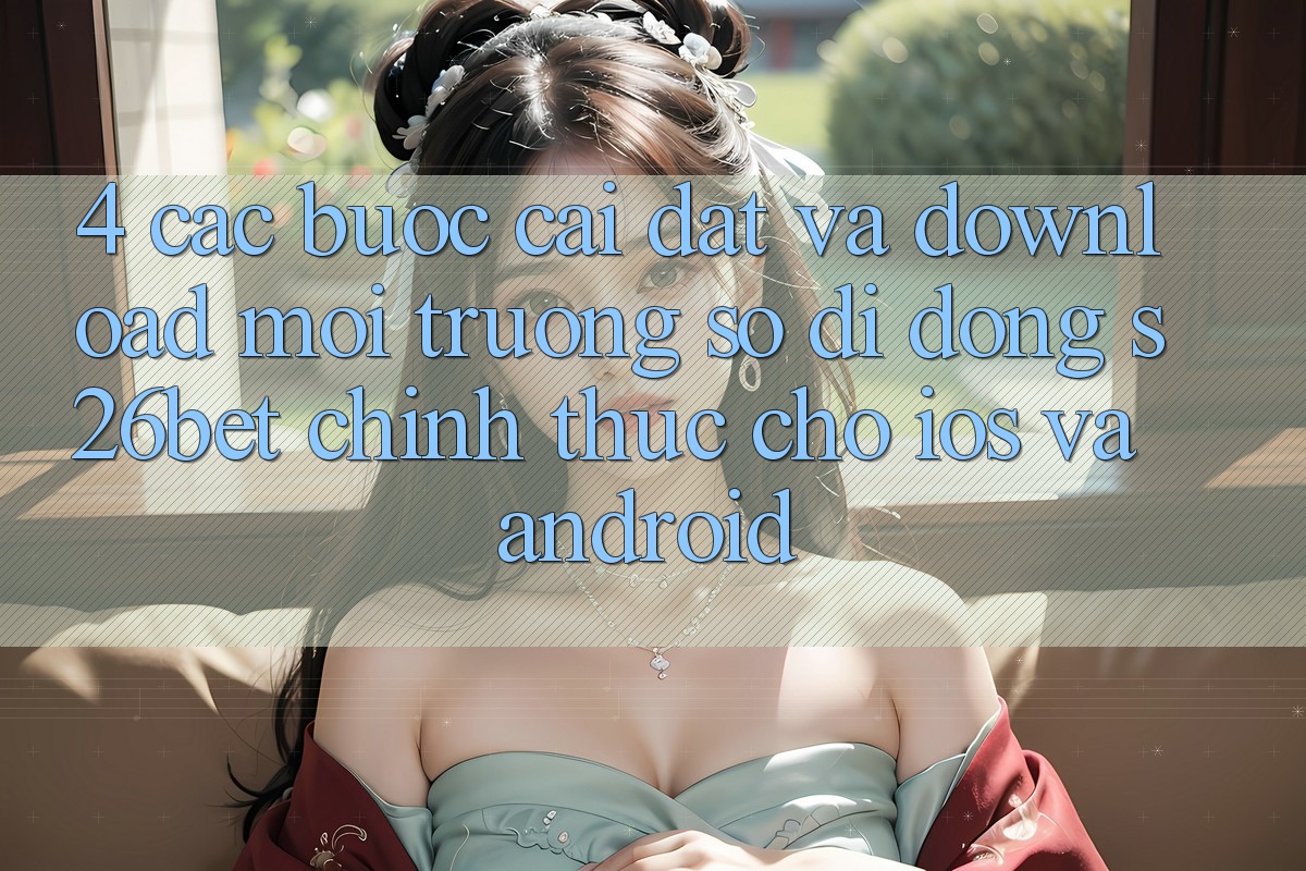 4. Các bước Cài đặt Và Download Môi trường số di động S26bet Chính Thức Cho iOS Và Android