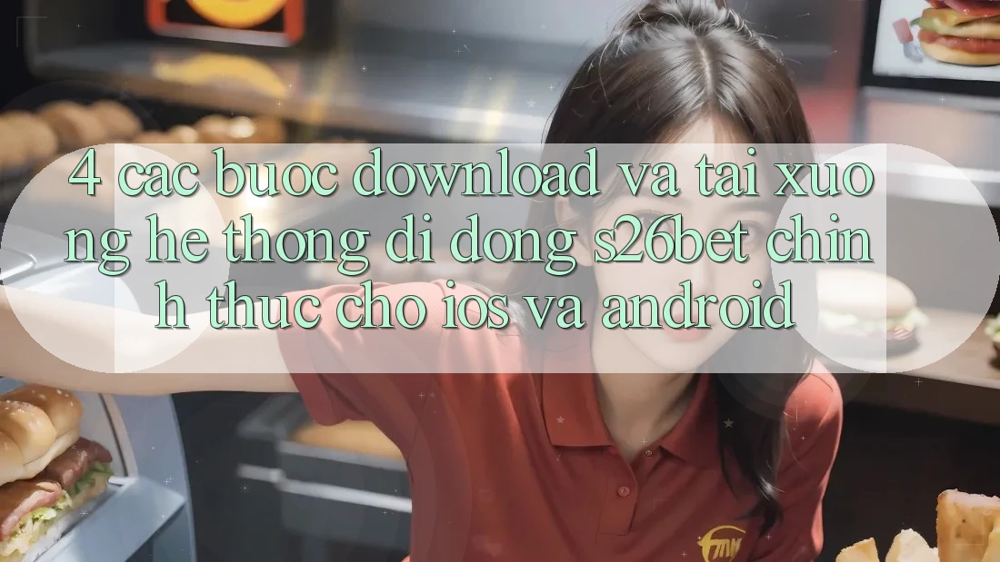 4. Các bước Download Và Tải xuống Hệ thống di động S26bet Chính Thức Cho iOS Và Android