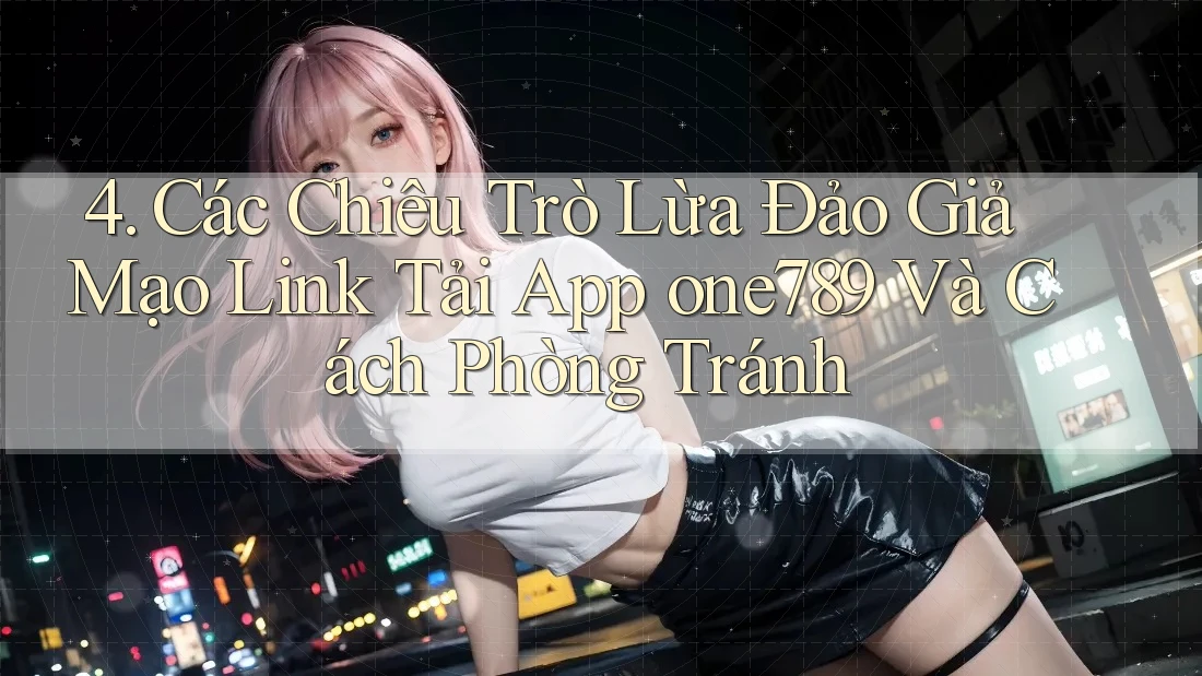 4. Các Chiêu Trò Lừa Đảo Giả Mạo Link Tải App one789 Và Cách Phòng Tránh 4. Các Chiêu Trò Lừa Đảo Giả Mạo Link Tải App one789 Và Cách Phòng Tránh