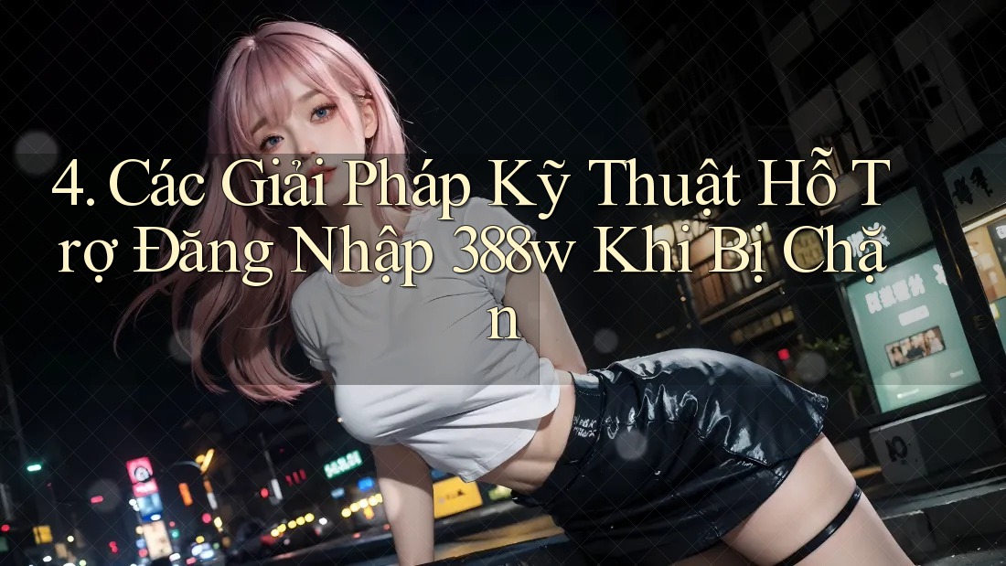 4. Các Giải Pháp Kỹ Thuật Hỗ Trợ Đăng Nhập 388w Khi Bị Chặn 4. Các Giải Pháp Kỹ Thuật Hỗ Trợ Đăng Nhập 388w Khi Bị Chặn