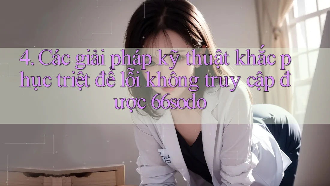 4. Các giải pháp kỹ thuật khắc phục triệt để lỗi không truy cập được 66sodo 4. Các giải pháp kỹ thuật khắc phục triệt để lỗi không truy cập được 66sodo