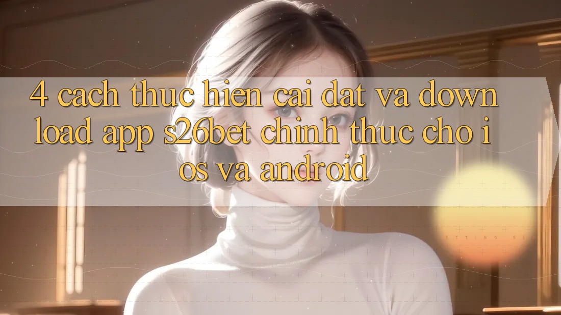 4. Cách thực hiện Cài đặt Và Download App S26bet Chính Thức Cho iOS Và Android