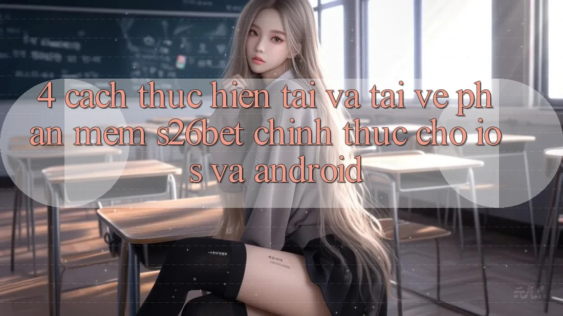 4. Cách thực hiện Tải Và Tải về Phần mềm S26bet Chính Thức Cho iOS Và Android