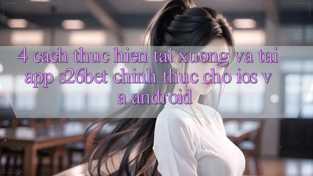 4. Cách thực hiện Tải xuống Và Tải App S26bet Chính Thức Cho iOS Và Android