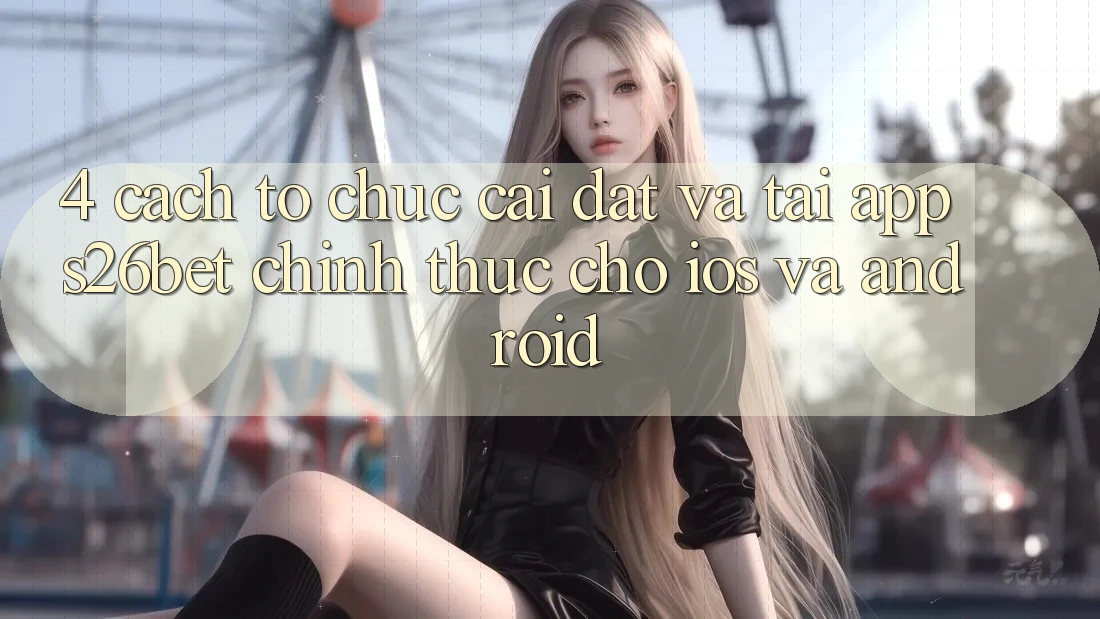 4. Cách tổ chức Cài đặt Và Tải App S26bet Chính Thức Cho iOS Và Android