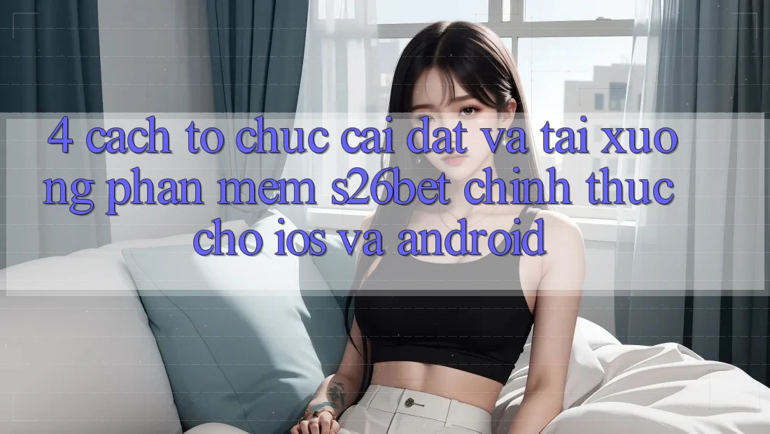 4. Cách tổ chức Cài đặt Và Tải xuống Phần mềm S26bet Chính Thức Cho iOS Và Android