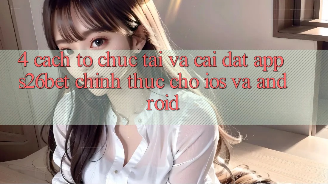4. Cách tổ chức Tải Và Cài Đặt App S26bet Chính Thức Cho iOS Và Android 4. Cách tổ chức Tải Và Cài Đặt App S26bet Chính Thức Cho iOS Và Android