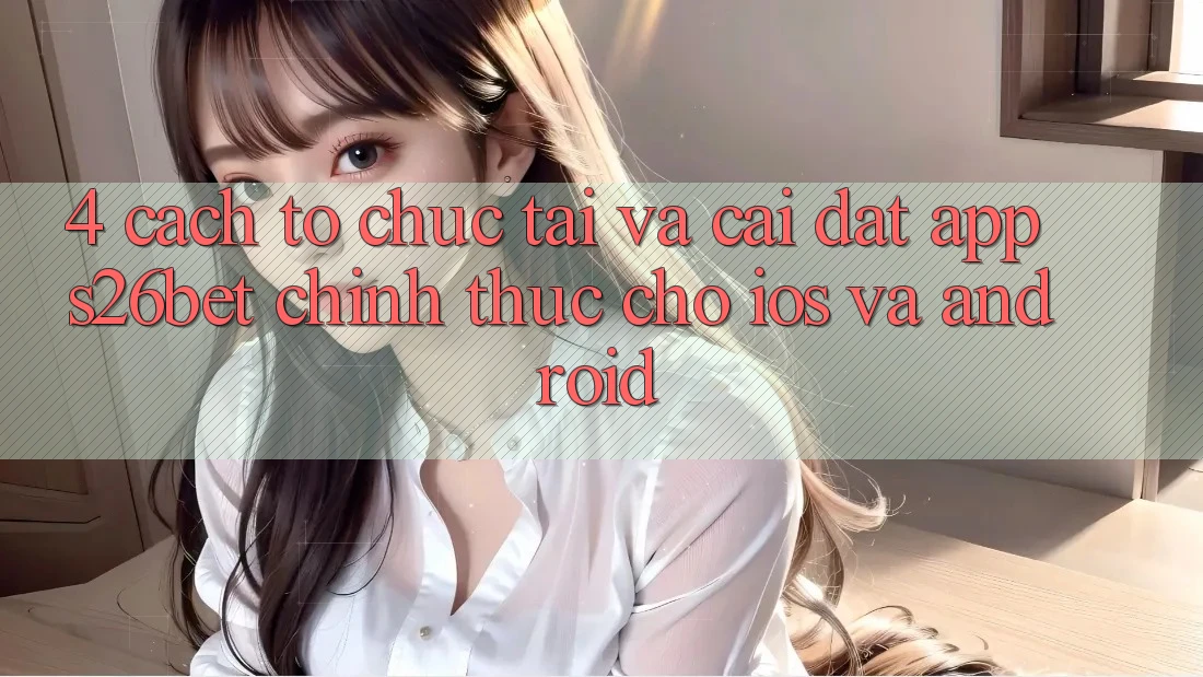 4. Cách tổ chức Tải Và Cài Đặt App S26bet Chính Thức Cho iOS Và Android