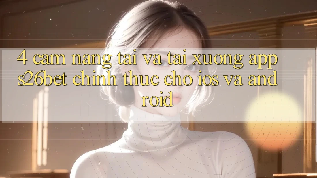 4. Cẩm nang Tải Và Tải xuống App S26bet Chính Thức Cho iOS Và Android