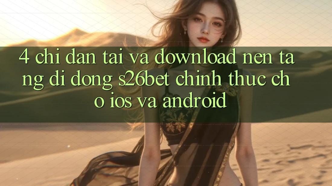 4. Chỉ dẫn Tải Và Download Nền tảng di động S26bet Chính Thức Cho iOS Và Android