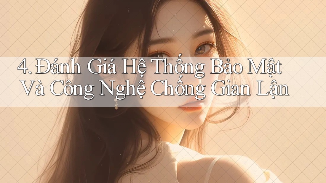 4. Đánh Giá Hệ Thống Bảo Mật Và Công Nghệ Chống Gian Lận 4. Đánh Giá Hệ Thống Bảo Mật Và Công Nghệ Chống Gian Lận