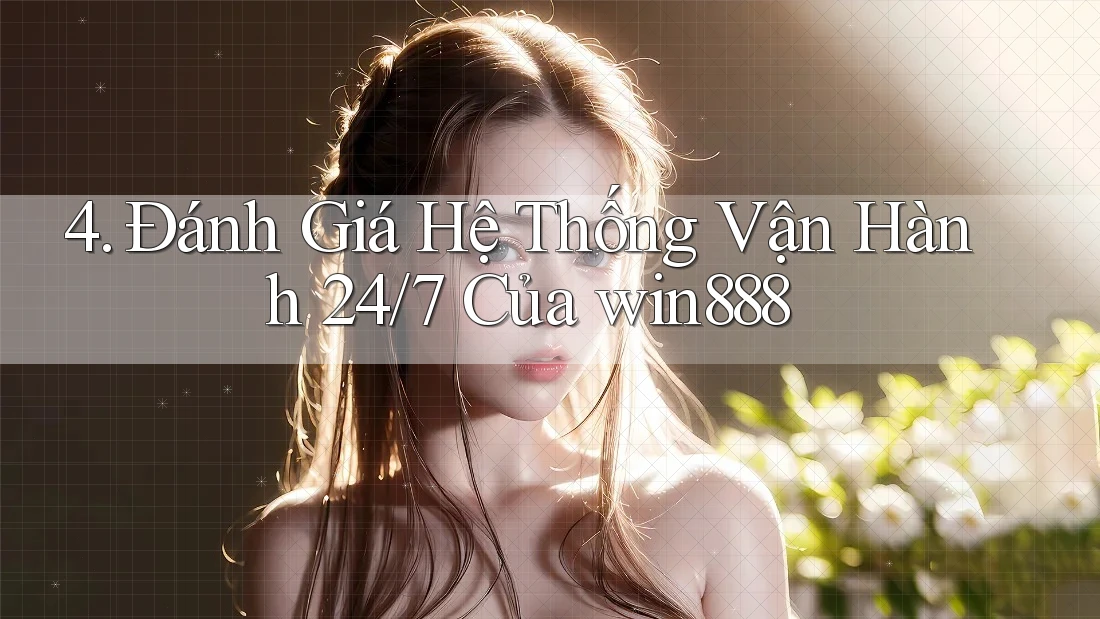 4. Đánh Giá Hệ Thống Vận Hành 24/7 Của win888