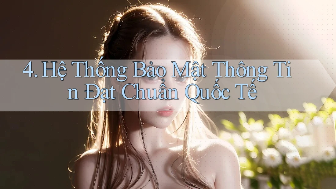 4. Hệ Thống Bảo Mật Thông Tin Đạt Chuẩn Quốc Tế