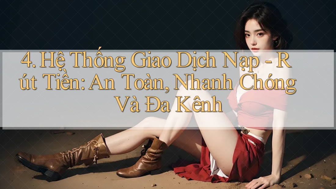 4. Hệ Thống Giao Dịch Nạp - Rút Tiền: An Toàn, Nhanh Chóng Và Đa Kênh 4. Hệ Thống Giao Dịch Nạp - Rút Tiền: An Toàn, Nhanh Chóng Và Đa Kênh