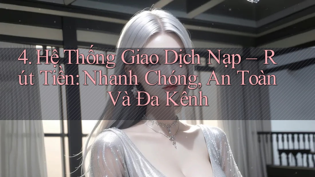 4. Hệ Thống Giao Dịch Nạp – Rút Tiền: Nhanh Chóng, An Toàn Và Đa Kênh