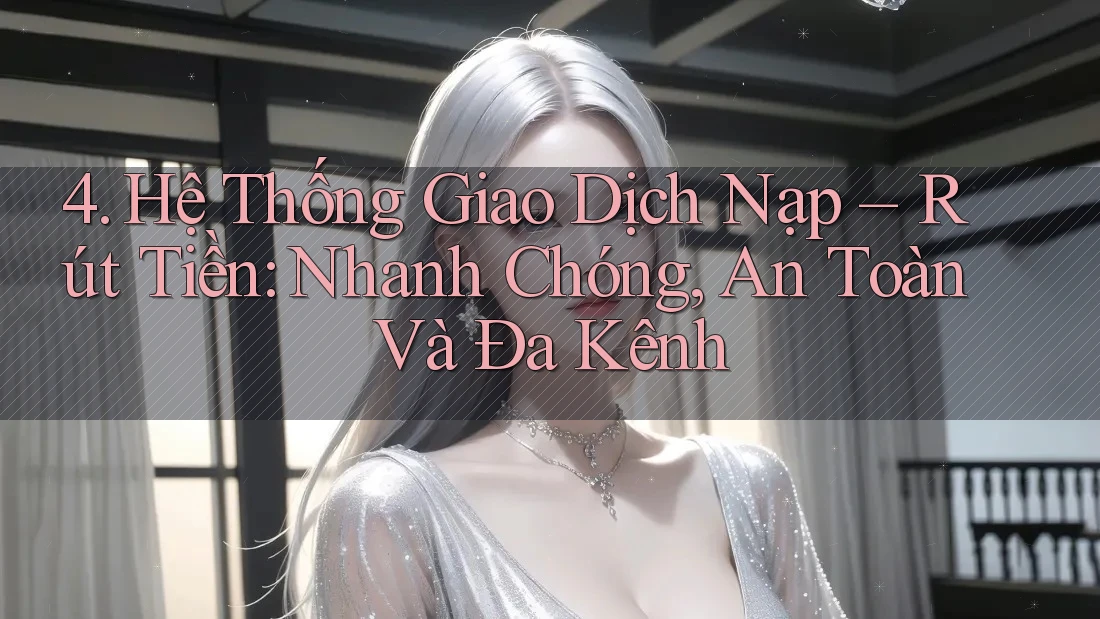 4. Hệ Thống Giao Dịch Nạp – Rút Tiền: Nhanh Chóng, An Toàn Và Đa Kênh 4. Hệ Thống Giao Dịch Nạp – Rút Tiền: Nhanh Chóng, An Toàn Và Đa Kênh