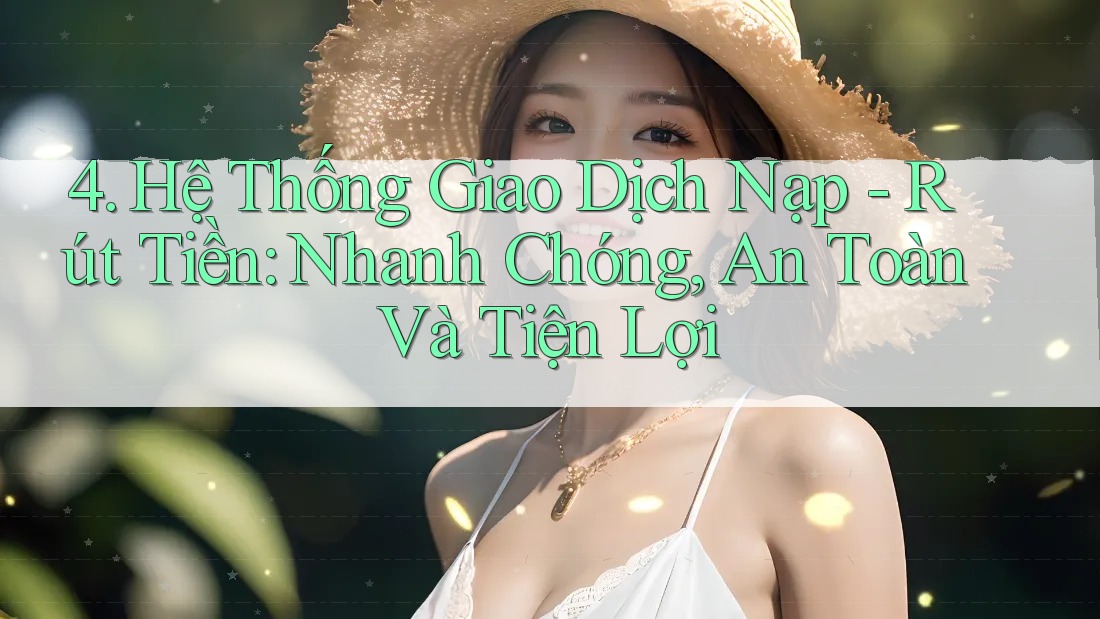 4. Hệ Thống Giao Dịch Nạp Rút Tiền: Nhanh Chóng, An Toàn Và Tiện Lợi 4. Hệ Thống Giao Dịch Nạp Rút Tiền: Nhanh Chóng, An Toàn Và Tiện Lợi