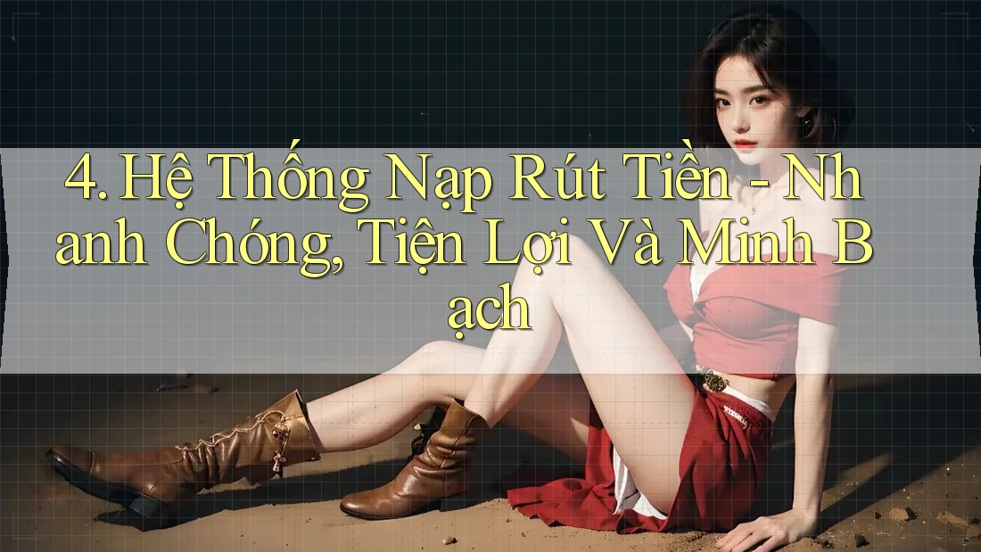 4. Hệ Thống Nạp Rút Tiền - Nhanh Chóng, Tiện Lợi Và Minh Bạch 4. Hệ Thống Nạp Rút Tiền - Nhanh Chóng, Tiện Lợi Và Minh Bạch