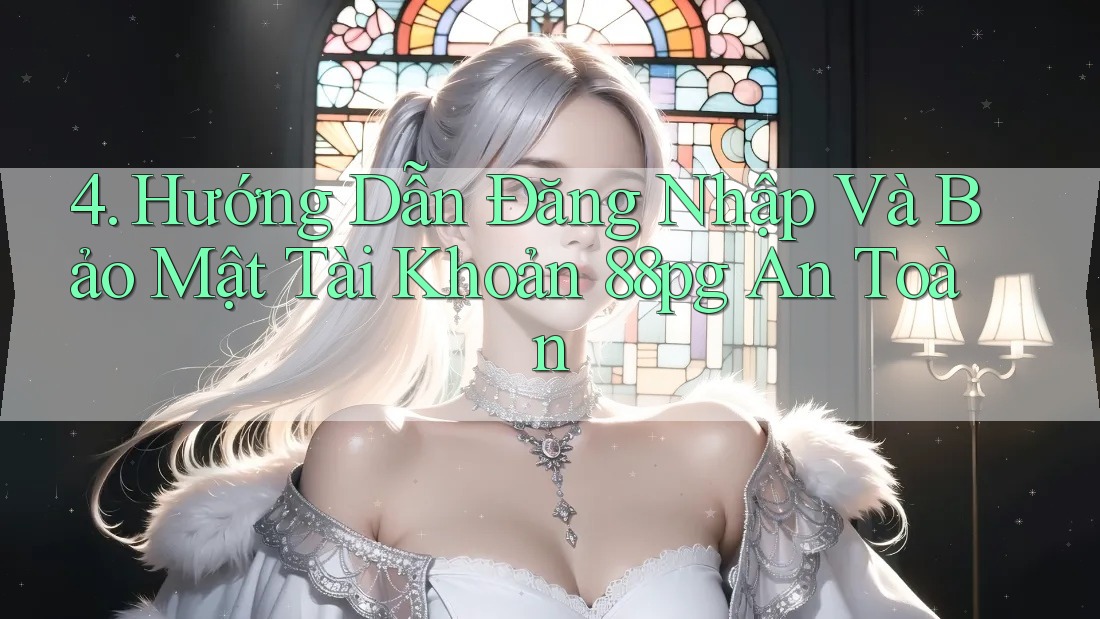 4. Hướng Dẫn Đăng Nhập Và Bảo Mật Tài Khoản 88pg An Toàn