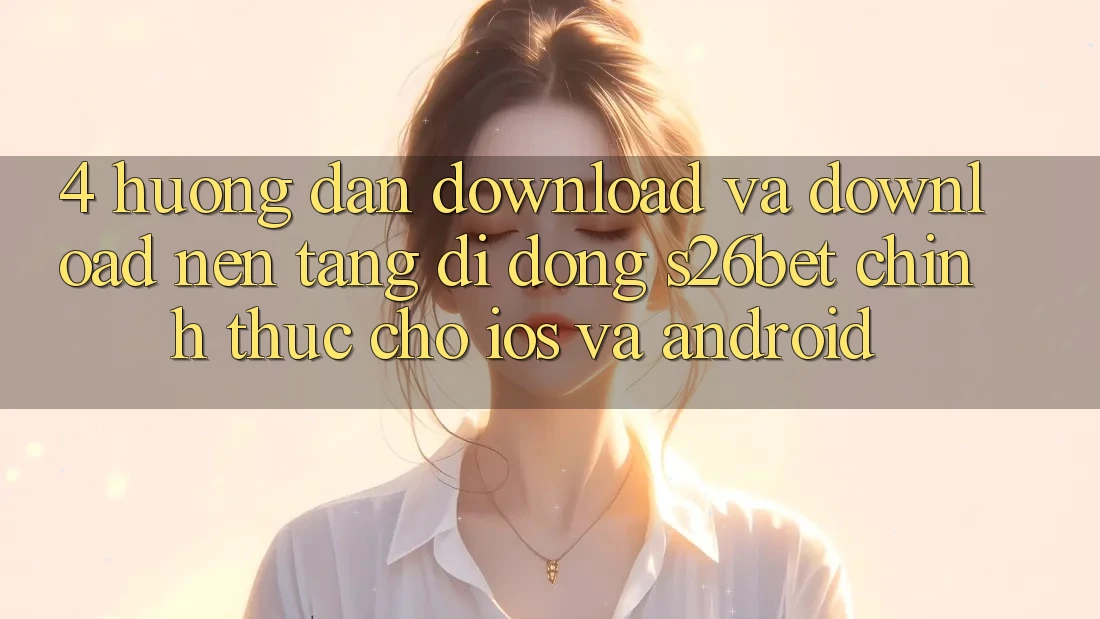 4. Hướng Dẫn Download Và Download Nền tảng di động S26bet Chính Thức Cho iOS Và Android