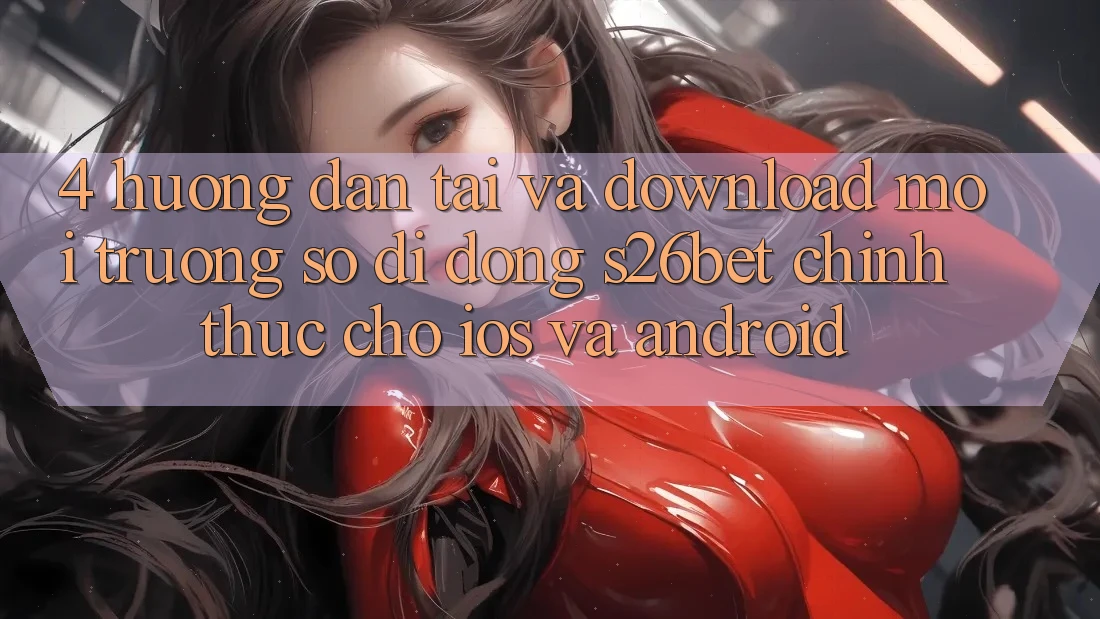 4. Hướng Dẫn Tải Và Download Môi trường số di động S26bet Chính Thức Cho iOS Và Android