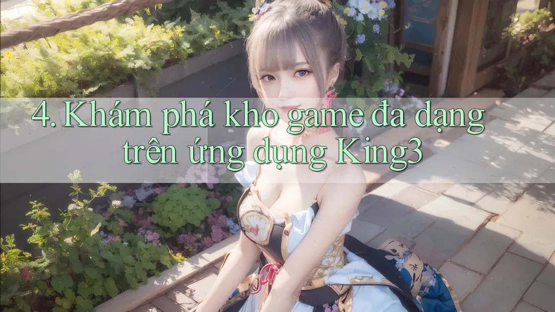 4. Khám phá kho game đa dạng trên ứng dụng King3
