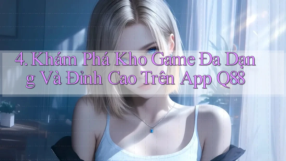 4. Khám Phá Kho Game Đa Dạng Và Đỉnh Cao Trên App Q88