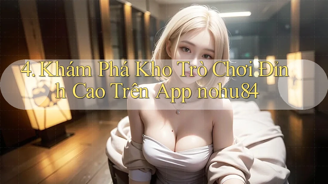 4. Khám Phá Kho Trò Chơi Đỉnh Cao Trên App nohu84