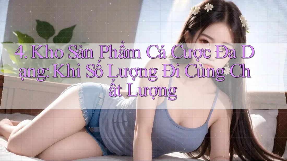 4. Kho Sản Phẩm Cá Cược Đa Dạng: Khi Số Lượng Đi Cùng Chất Lượng 4. Kho Sản Phẩm Cá Cược Đa Dạng: Khi Số Lượng Đi Cùng Chất Lượng