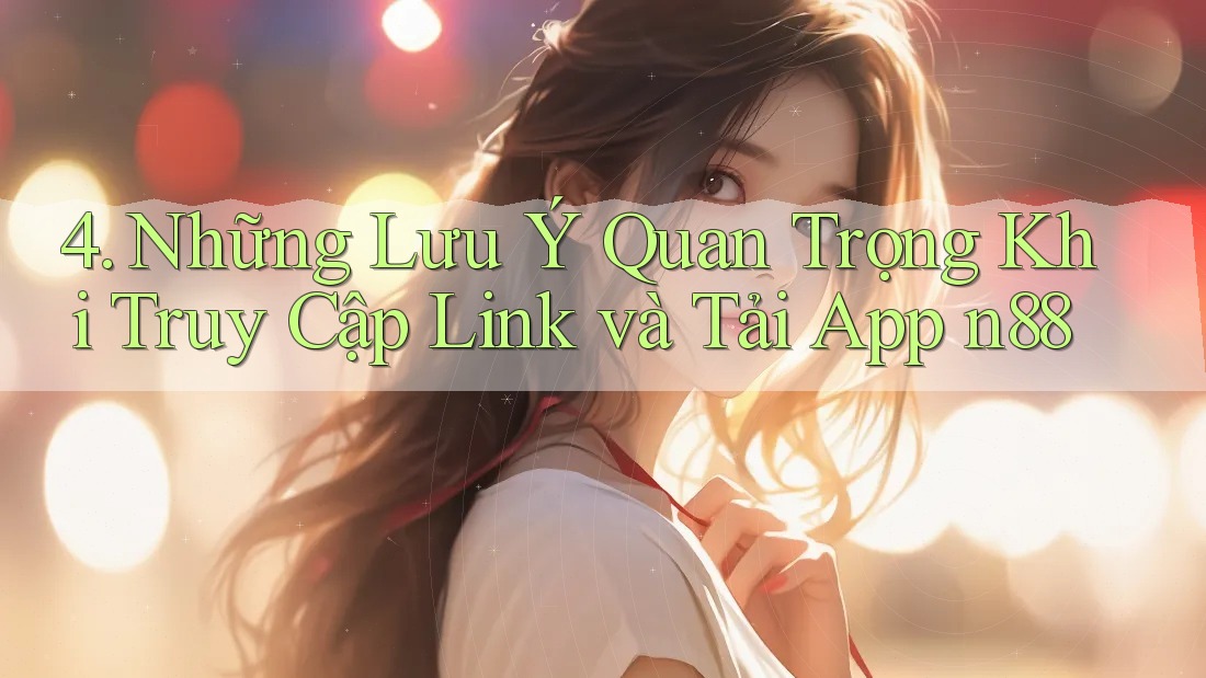 4. Những Lưu Ý Quan Trọng Khi Truy Cập Link và Tải App n88 4. Những Lưu Ý Quan Trọng Khi Truy Cập Link và Tải App n88