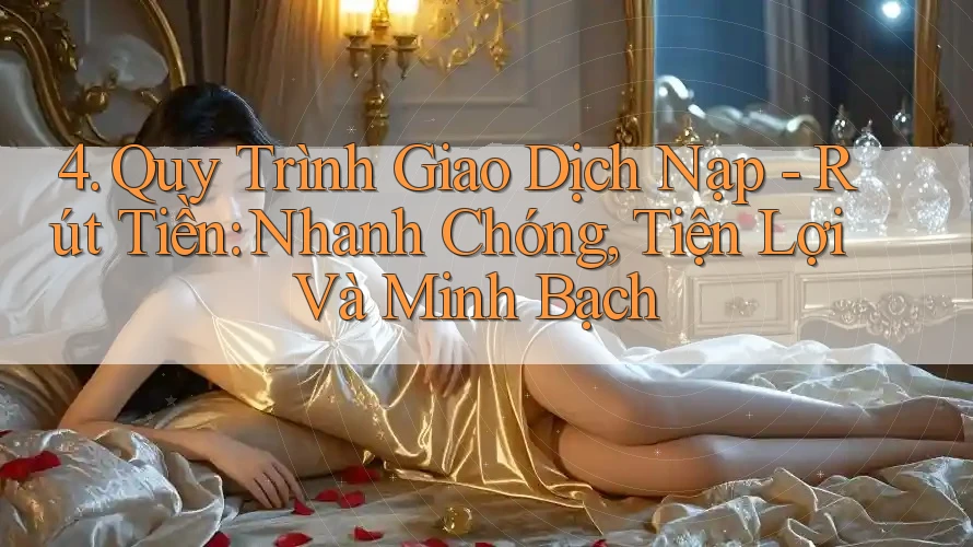 4. Quy Trình Giao Dịch Nạp - Rút Tiền: Nhanh Chóng, Tiện Lợi Và Minh Bạch