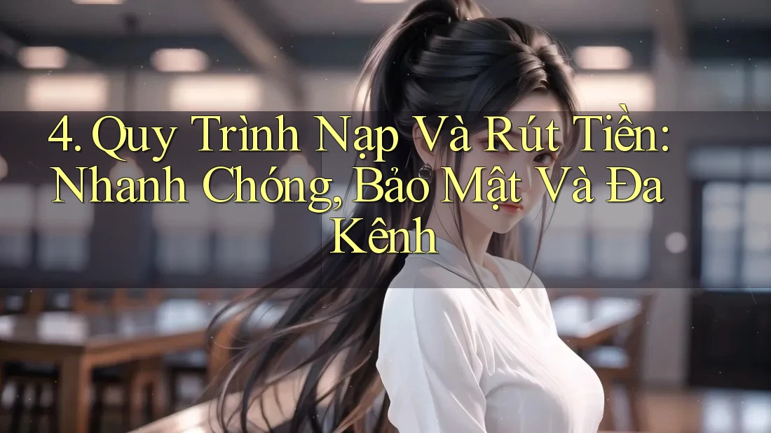 4. Quy Trình Nạp Và Rút Tiền: Nhanh Chóng, Bảo Mật Và Đa Kênh 4. Quy Trình Nạp Và Rút Tiền: Nhanh Chóng, Bảo Mật Và Đa Kênh