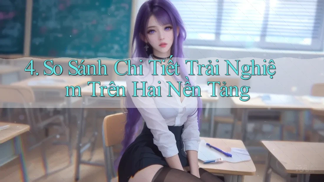 4. So Sánh Chi Tiết Trải Nghiệm Trên Hai Nền Tảng 4. So Sánh Chi Tiết Trải Nghiệm Trên Hai Nền Tảng