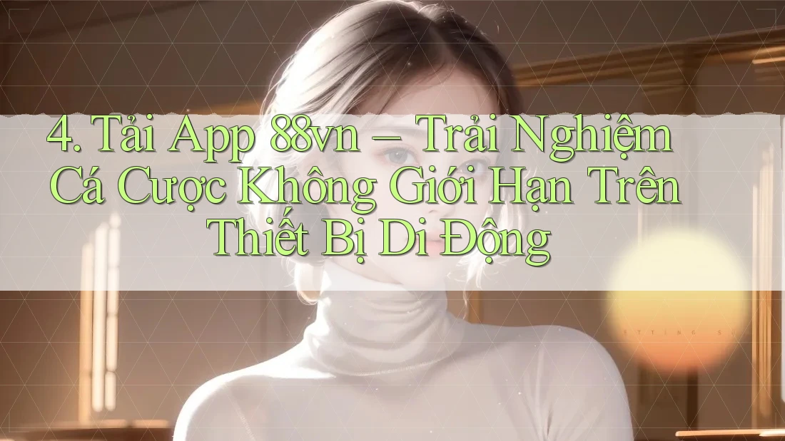 4. Tải App 88vn – Trải Nghiệm Cá Cược Không Giới Hạn Trên Thiết Bị Di Động 4. Tải App 88vn – Trải Nghiệm Cá Cược Không Giới Hạn Trên Thiết Bị Di Động