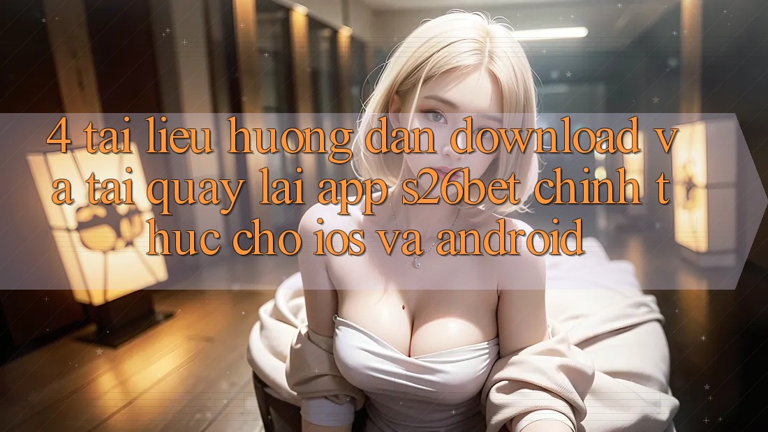 4. Tài liệu hướng dẫn Download Và Tải quay lại App S26bet Chính Thức Cho iOS Và Android
