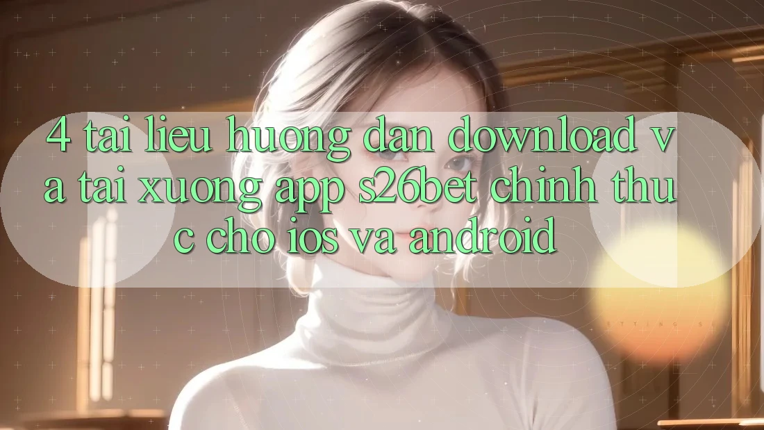 4. Tài liệu hướng dẫn Download Và Tải xuống App S26bet Chính Thức Cho iOS Và Android