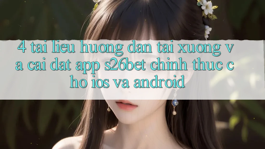 4. Tài liệu hướng dẫn Tải xuống Và Cài Đặt App S26bet Chính Thức Cho iOS Và Android