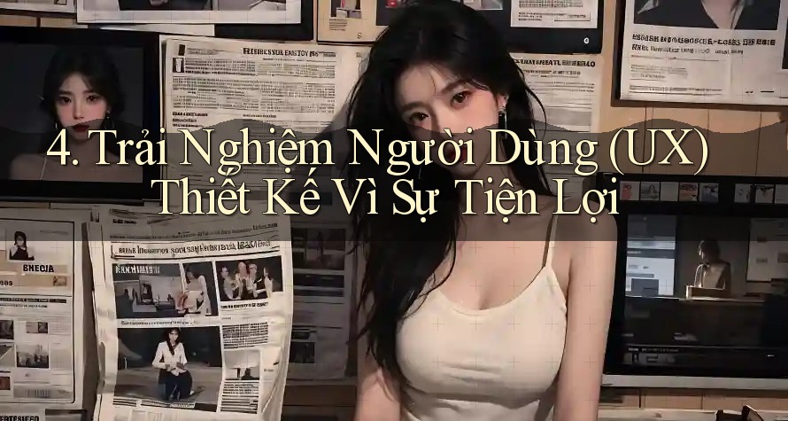 4. Trải Nghiệm Người Dùng (UX) Thiết Kế Vì Sự Tiện Lợi 4. Trải Nghiệm Người Dùng (UX) Thiết Kế Vì Sự Tiện Lợi