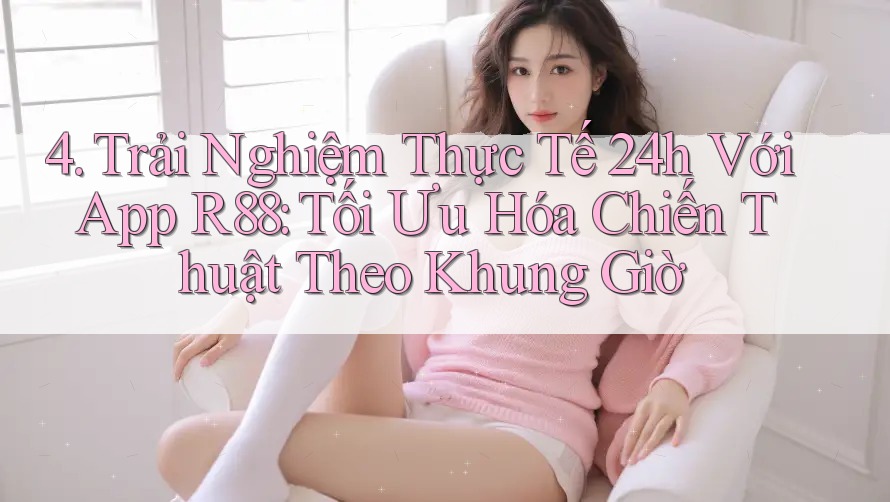 4. Trải Nghiệm Thực Tế 24h Với App R88: Tối Ưu Hóa Chiến Thuật Theo Khung Giờ 4. Trải Nghiệm Thực Tế 24h Với App R88: Tối Ưu Hóa Chiến Thuật Theo Khung Giờ