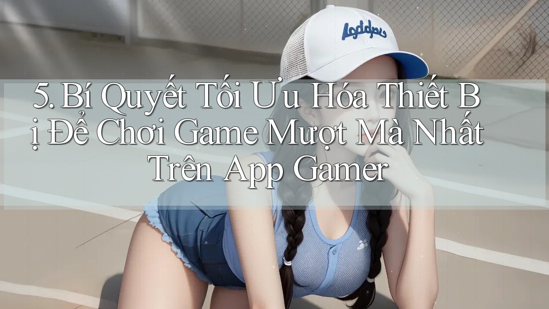 5. Bí Quyết Tối Ưu Hóa Thiết Bị Để Chơi Game Mượt Mà Nhất Trên App Gamer