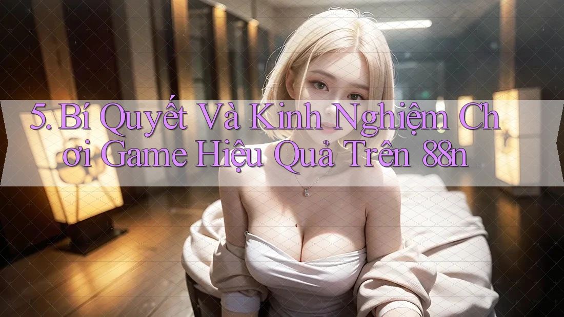 5. Bí Quyết Và Kinh Nghiệm Chơi Game Hiệu Quả Trên 88n 5. Bí Quyết Và Kinh Nghiệm Chơi Game Hiệu Quả Trên 88n