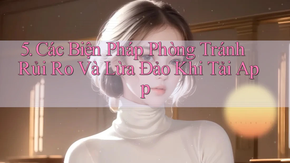 5. Các Biện Pháp Phòng Tránh Rủi Ro Và Lừa Đảo Khi Tải App 5. Các Biện Pháp Phòng Tránh Rủi Ro Và Lừa Đảo Khi Tải App